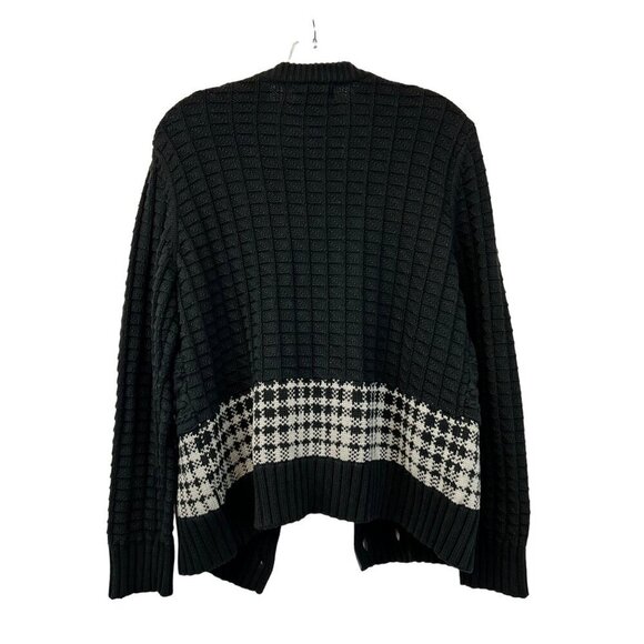 Woolrich Women’s Double Brested Cardigan Long Sleeve Black/Gray Size Medium - Picture 7 of 9